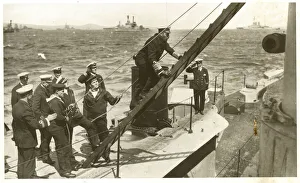 King George V inspecting the Royal Navy King George V inspecting the Royal Navy