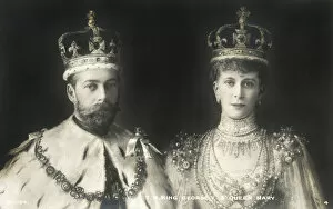 Regalia Gallery: King George V and Queen Mary - Coronation in 1911
