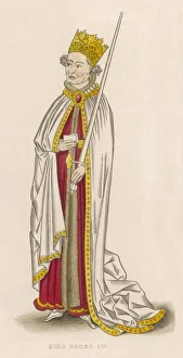 <b class=qtipBold><figcaption>King Henry I/Henry Shaw</figcaption></b><br>KING HENRY I Reigned : 1100 - 1135 4th son of William the Conqueror and Matilda<br><em>© Mary Evans Picture Library</em> King Henry I/Henry Shaw
