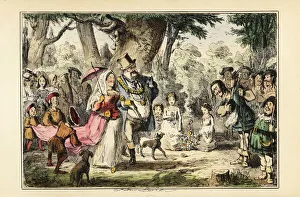 King Henry VIII of England celebrating May Day with King Henry VIII of England celebrating May Day with