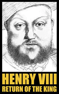 Concept Collection: King Henry VIII portrait - T-shirt / poster print design