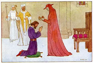 King John re-crowned by Cardinal Pandulf Verraccio King John re-crowned by Cardinal Pandulf Verraccio
