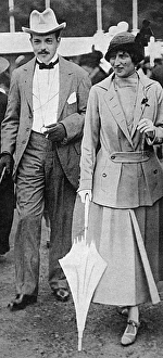 King Manuel & Queen Augusta at Chelsea Flower Show King Manuel & Queen Augusta at Chelsea Flower Show