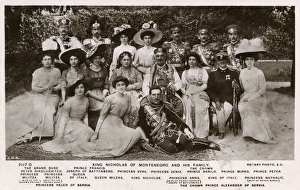 King Nicholas of Montenegro and his Family King Nicholas of Montenegro and his Family