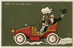 King Victor Emmanuel III of Italy & French President Loubet King Victor Emmanuel III of Italy & French President Loubet