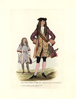 King William III in 1694, from a portrait by King William III in 1694, from a portrait by