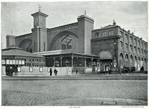 Images Dated 17th September 2019: Kings Cross Railway Station, London 1895