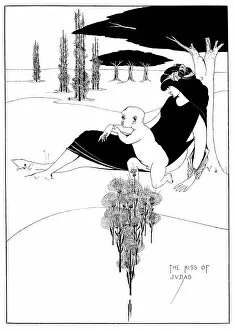Images Dated 26th January 2011: The Kiss of Judas by Aubrey Beardsley