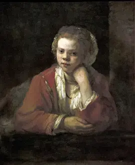 Prints of Rembrandt Harmenszoon van Rijn (1606-1669). Dutch painter. The Kitchen Maid, 1651. National Museum. Stockholm. Sweden Sweden Prints: Rembrandt's The Kitchen Maid Print, 1651
