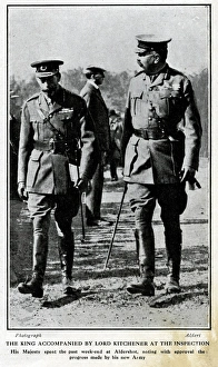 Kitchener and George V at Aldershot, WW1 Kitchener and George V at Aldershot, WW1