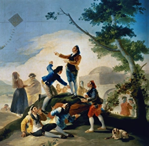 The Kite, 1777-1778, by Francisco de Goya The Kite, 1777-1778, by Francisco de Goya