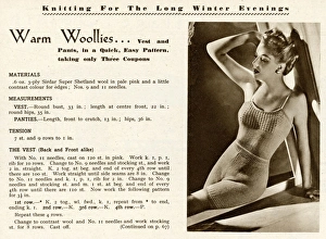 Knitting pattern 1943 Knitting pattern 1943