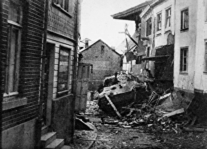 Knocked-out German Panther Tank; Second World War, 1944 Knocked-out German Panther Tank; Second World War, 1944