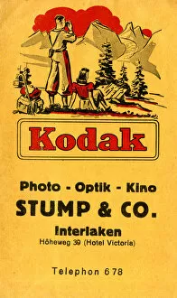 Kodak photograph wallet, Interlaken, Switzerland