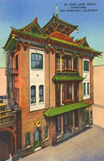Kong Chow Temple - Chinatown, San Francisco, California, USA Kong Chow Temple - Chinatown, San Francisco, California, USA