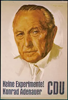 Union Collection: Konrad Adenauer Campaign Poster