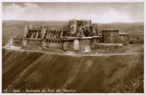Castles Gallery: Krak des Chevaliers, famous Crusader Castle near Homs, Syria