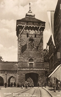 Krakow, Poland - St Florian Gate Krakow, Poland - St Florian Gate