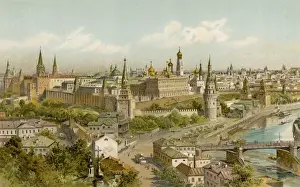 Kremlin Print: A Moscow View