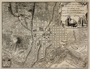 LA CONDAMINE, Charles-Marie de (1701-1774). Map LA CONDAMINE, Charles-Marie de (1701-1774). Map
