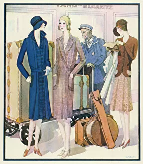 Wait Gallery: Ladies Luggage on Train