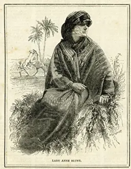 Lady Anne Blunt Print circa 1860s