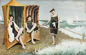 Lady Bathers - British - Bathing Chairs Lady Bathers - British - Bathing Chairs