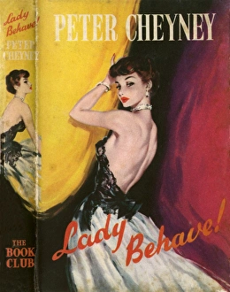 Lady Behave - cover and spine by David Wright Lady Behave - cover and spine by David Wright