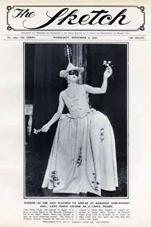 Lady Diana Cooper as a china figure, Venice, 1926 Lady Diana Cooper as a china figure, Venice, 1926