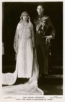 Lady Elizabeth Bowes-Lyonweds Albert, Duke of York