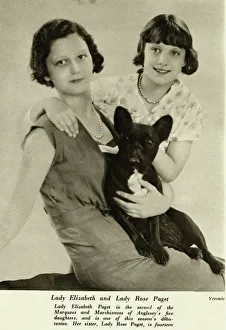 Lady Elizabeth and Lady Rose Paget by Mme Yevonde Lady Elizabeth and Lady Rose Paget by Mme Yevonde