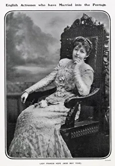 Titled Gallery: Lady Francis Hope (1866 - 1938), formerly the actress Miss May Yohe