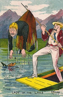 The Lady of the Lake - Old Soak fished out of the water The Lady of the Lake - Old Soak fished out of the water