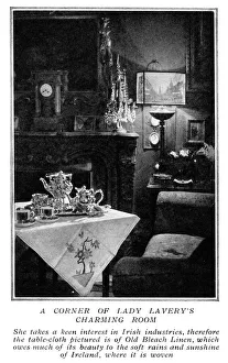 Lady Laverys sitting room Lady Laverys sitting room