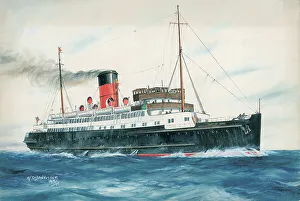 Packet Gallery: Lady of Mann Isle Man Steam Packet Company 1931
