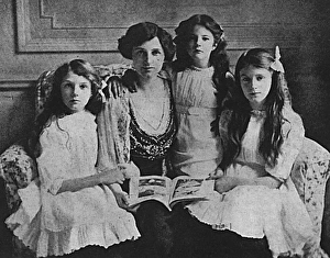 Lady Muriel Paget & children, WW1 Lady Muriel Paget & children, WW1
