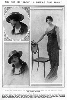 Lady Victoria Pery, female aviation enthusiasat, WW1 Lady Victoria Pery, female aviation enthusiasat, WW1