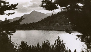 Lake at Engolasters, Valleys of Andorra, Andorra Lake at Engolasters, Valleys of Andorra, Andorra