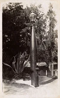 Lamp post made from German torpedo, Gibraltar Lamp post made from German torpedo, Gibraltar
