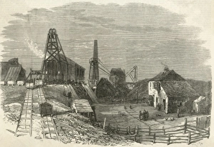 <b class=qtipBold><figcaption>Lancashire Colliery</figcaption></b><br>ASTLEY'S COLLIERY, Dunkinfield, Lancashire (England)<br><em>© Illustrated London News Ltd/Mary Evans</em> Lancashire Colliery
