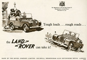 Land Rover advertisement, 1953 Land Rover advertisement, 1953