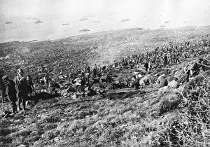 Landing at Suvla Bay, Gallipoli, 1915 Landing at Suvla Bay, Gallipoli, 1915
