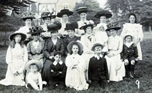 Large family group photograph from Lancashire Large family group photograph from Lancashire