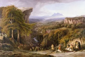 Prints of Mount Tomohrit, Albania, by Edward Lear (1812-1888) Albania Prints: Mount Tomohrit, Albania - Edward Lear Print