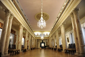 Latvia. Riga. Museum of History and Navigation. The column r Latvia. Riga. Museum of History and Navigation. The column r
