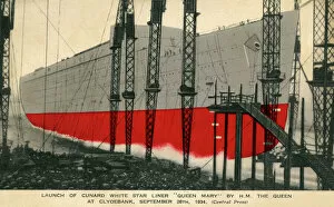 Hull Gallery: The launch of the Cunard White Star Liner - Queen Mary