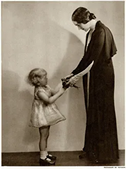 Laura Cowie with daughter Ursula by Madame Yevonde Laura Cowie with daughter Ursula by Madame Yevonde