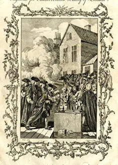 Laying the first stone of Blackfriars Bridge, London Laying the first stone of Blackfriars Bridge, London