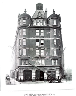 LCC-LFB Shoreditch fire station, near Old Street LCC-LFB Shoreditch fire station, near Old Street