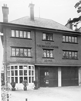 LCC-LFB West Hampstead fire station, NW London LCC-LFB West Hampstead fire station, NW London